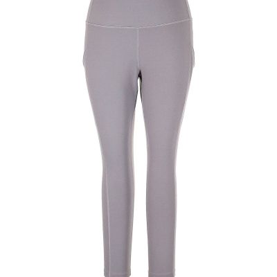 32 Degrees Women Gray Leggings L