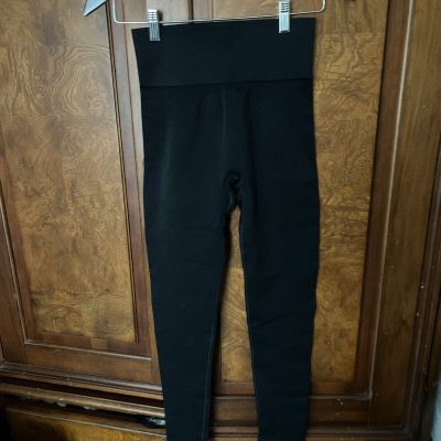 CUYANA Stretch High Waist Leggings Black Size S/M Athleisure Yoga Workout