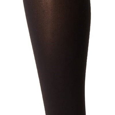 HUE Women's Flat-tering Fit Opaque Tights Black Size 3 179846