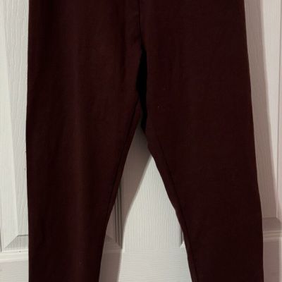 Offline By Aerie OG Full Legging Burgundy Maroon High Rise Medium Short NWT