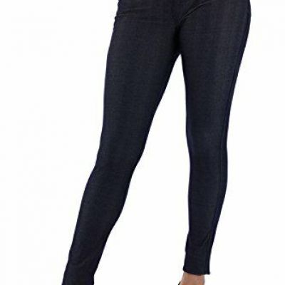 D&K Monarchy Women's Full Length Jeggings, Navy/Fashion, Medium