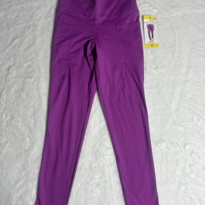 Danskin Women's Lightweight Active 7/8 Legging Size S Meadow Mauve