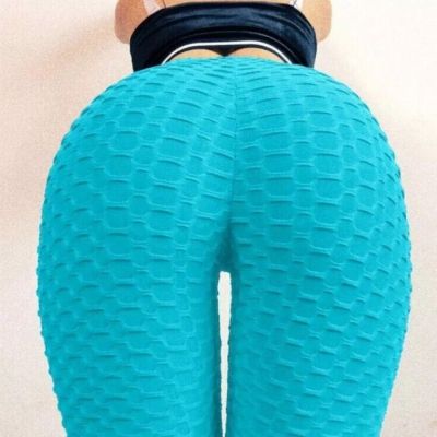 Womens SEXY Leggings Butt Lifting High Waist Yoga Pants Large 36 Compression