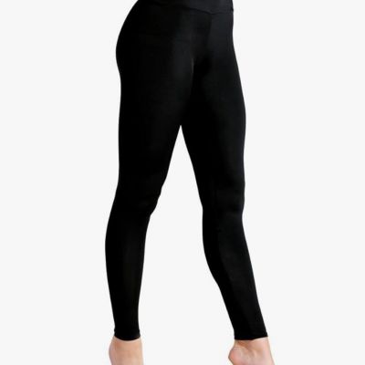 Balera Women's Dance Leggings Size Small Adult High Waist Black Athletic Gym