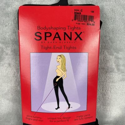 SPANX  Tight-End Tights BLACK Size C Made in the USA