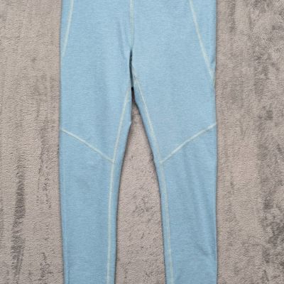 Outdoor Voices Leggings Womens Small Blue Soft Knit Stretch Athletic Workout