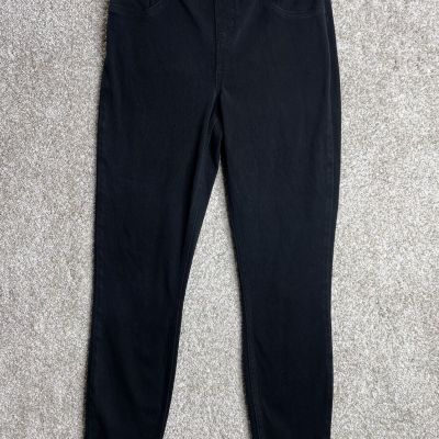 Spanx Pants  Womens Size Large Pull On Mid Rise Skinny Black