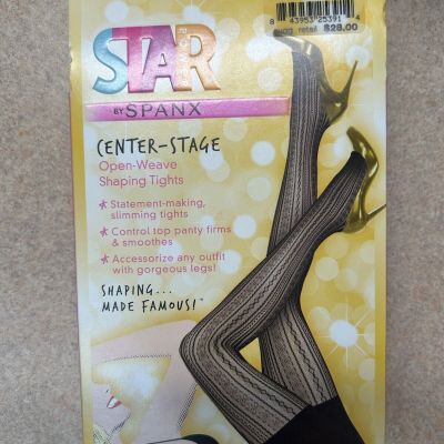 Star Power by Spanx Women's Boudoir Shaping Tights Size D Black
