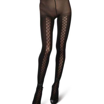 Women's Corset Bow Sheer Nylon Tights