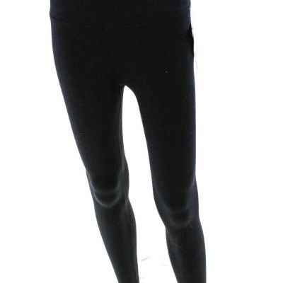 Spiritual Gangster Womens Love Sculpt Ribbed Textured Leggings Black Size XS