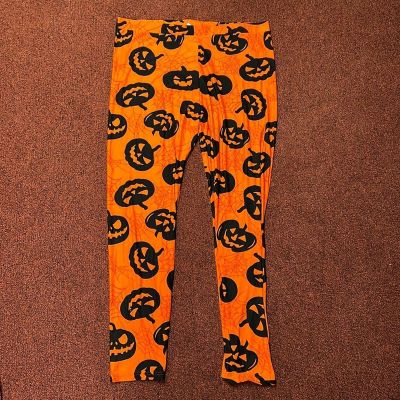 Runway Ready Couture Halloween Leggings Women’s Size 3X Fall Pumpkin Super Soft