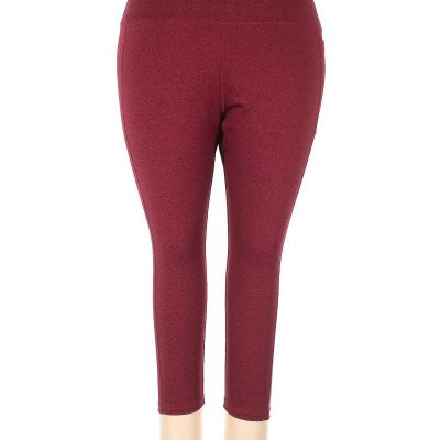 Dip Women Red Leggings 3X Plus