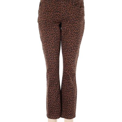 Belle By Kim Gravel Women Brown Jeggings 6