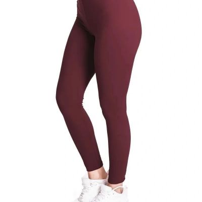 High Waist Solid Elastic Fashion Long Leggings By Clicks Trends