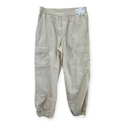 Uniqlo Pants Womens Medium Easy Cargo Pull On Elastic Lightweight NEW