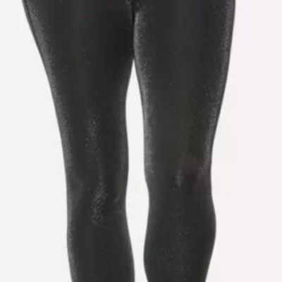 Yitty Lizzo Black Spotlight Shaping Ruched Legging Shimmered Iconic 3X NWT