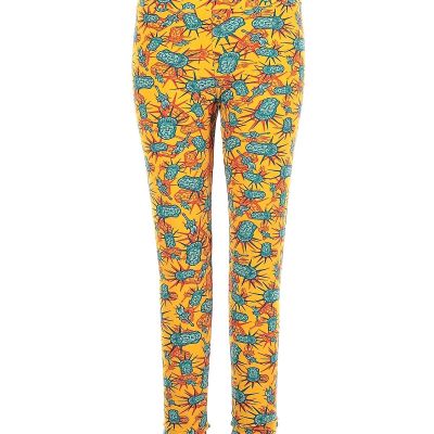 Lularoe Women Yellow Leggings 1X Plus