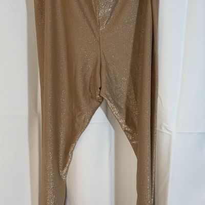 NWT SKIMS Women's Kim Kardashian Shimmer Leggings Sienna AP-PNT-1345 Size 3XL