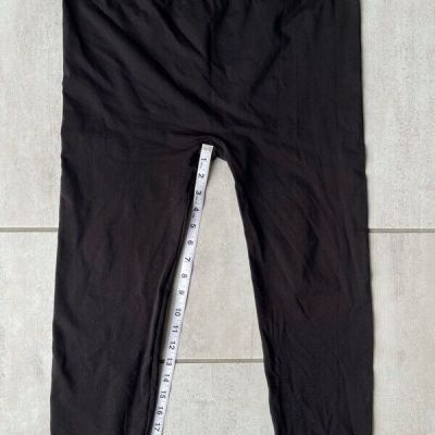 No Boundaries Womens Cropped Leggings Black Stretch Pull On XL 15-17