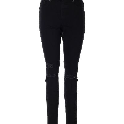 Hue Women Black Jeggings M