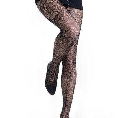 Lady's Totally Blossom Fashion Designed Fishnet Pantyhose 828DY705