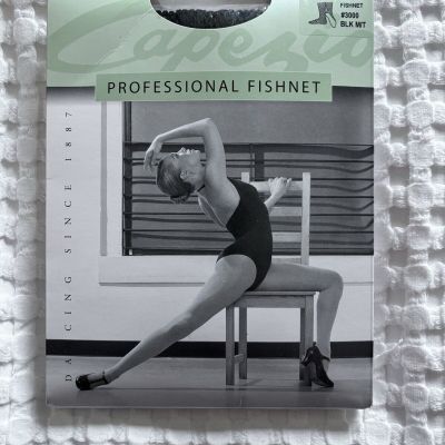 Women's CAPEZIO PROFESSIONAL FISHNET Tights Black #3000 M/T