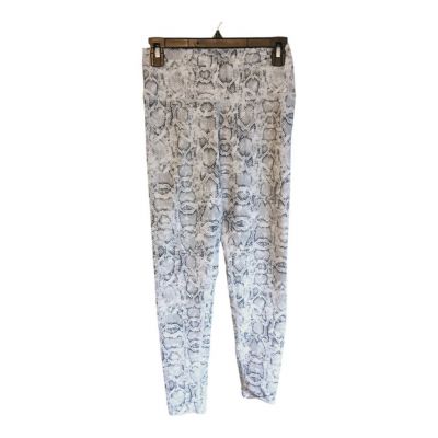 Women's Soulcycle Leggings - Size Small - White & Grey Snake Print - Cute, Yoga