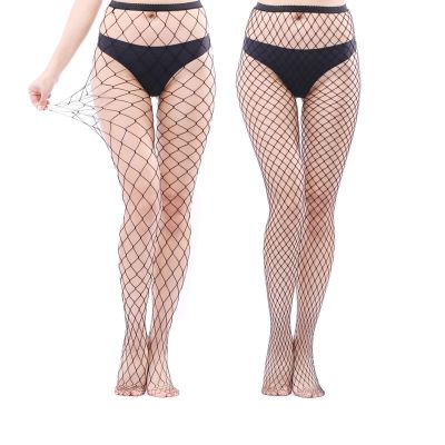 High Waist Fishnet Tights Thigh High Suspender Stockings B.Mes2P LXL