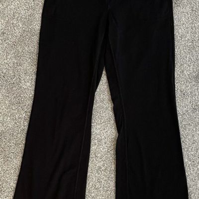 Athleta Women's Size S Black Jean Style 28 x 30 Flared Bootcut Leggings (B5)