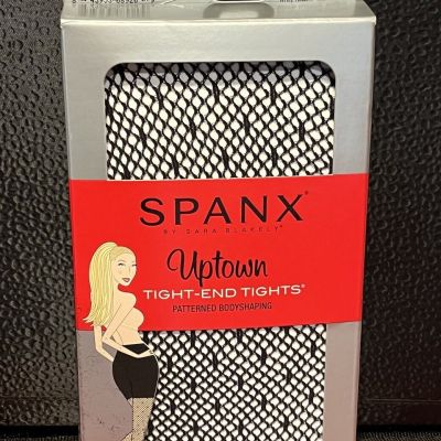 SPANX size C Black Dotted Net  Body Shaping Tights Style 965 NWT Sara Blakely