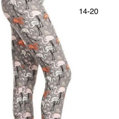 NWT Women’s Flamingo leggings Plus Size