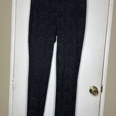 Women’s Pants Size 8 NYDJ Black Elastic Waist Stretch Jegging