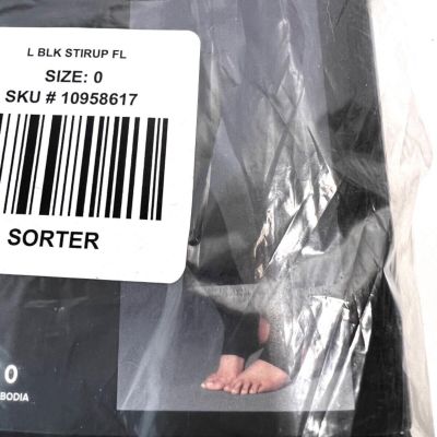 Torrid Womens Stirrup Leggings Sz0 Black NWT Sealed