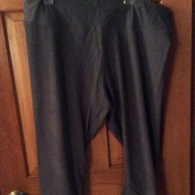 Women's Sonoma Grey Cropped Leggings Plus Size 3X NWT