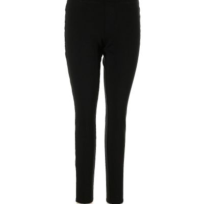 Hue Women Black Jeggings L