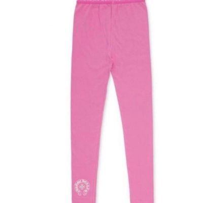 Pink chrome hearts leggings size large sold out everywhere