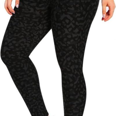 MOREFEEL Plus Size Leggings for Women-Stretchy X-Large, Leopard Print