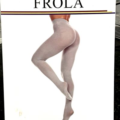 FROLA Women's Semi Opaque Tights 80 Denier SOFT  L/XL White