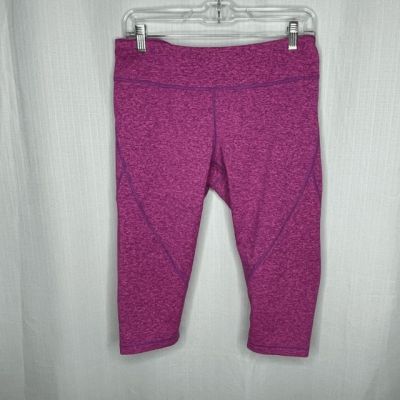 Zella Pink Heather Capri Leggings