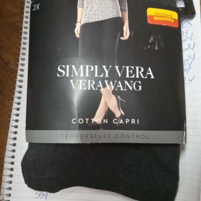 Simply Vera Vera Wang Cotton Capri Sz 2x