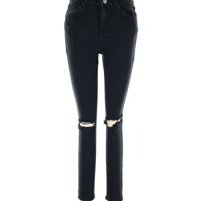 Topshop Women Black Jeggings 28W