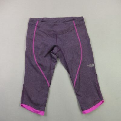 North Face Leggings Womens Medium Yoga Workout Stretch Full Length Purple