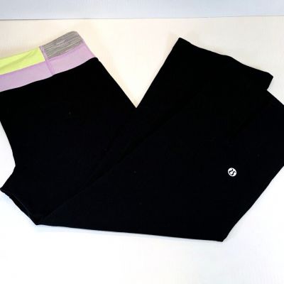 Lululemon Women's Capri Black Leggings Size 8 - Excellent Condition