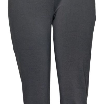 Susan Graver Petite Weekend Premium Slim-Leg Pants Women's Leggings PXS Gray