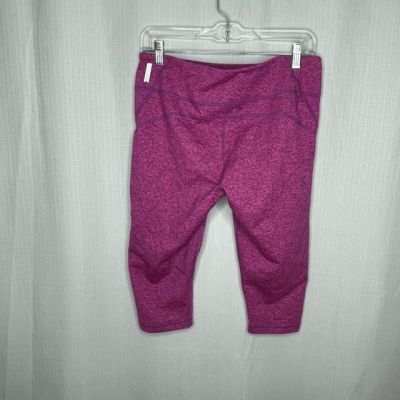 Zella Pink Heather Capri Leggings