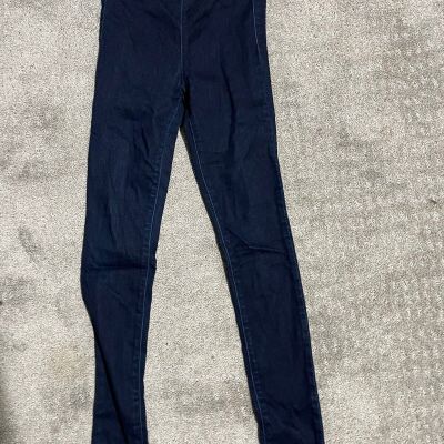 Hollister Co. Pull On Chambray Navy Blue Leggings Women’s Size XS