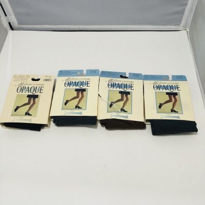 Worthington Lot Of 4 Pairs Opaque Tights Size XL Softstretch Comfort #11