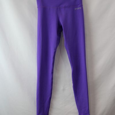 XTUPO Women's Purple Skinny Active Ankle Leggings sz S