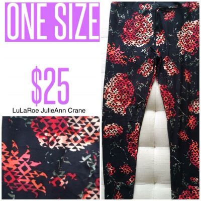 New/Never Worn Size OS (One Size) Lularoe leggings