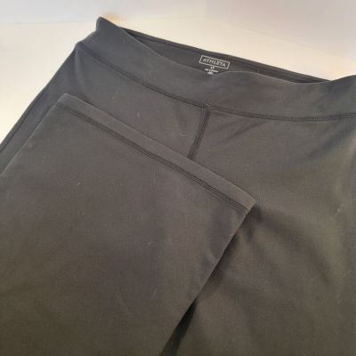 Athleta Yoga Pants Wide Leg Large Tall Black Style #43132